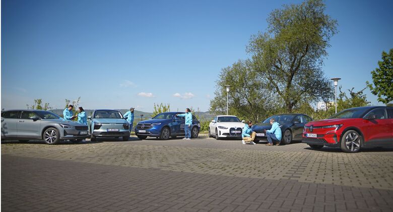 Aiways U5, BMW i4, Mercedes EQC, Polestar 2, Renault Mégane E-Tech, Tesla Model 3 2022