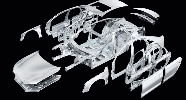 Audi Multimaterial Space Frame (MSF) Bauweise