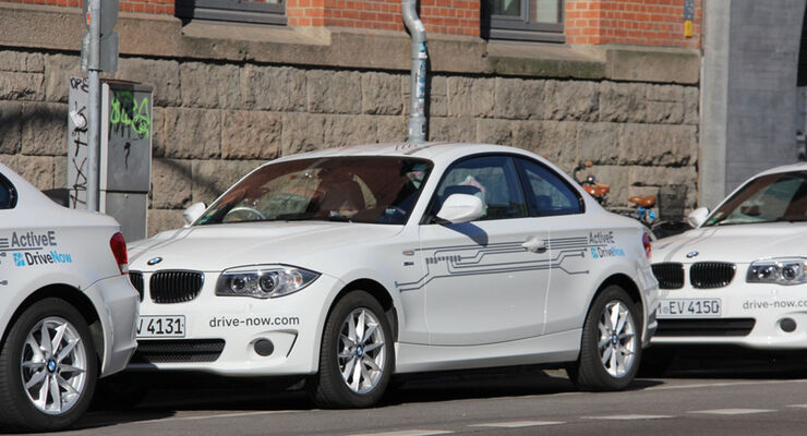 DriveNow flottet zum zweijährigen Jubiläum 20 vollelektrische BMW ActiveE ein. 