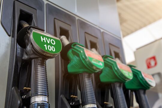 HVO100, tankstelle, Zapfsäule, nachhaltiger Diesel