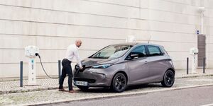 Renault Zoe 2018, Ladesäule, E-Auto, Elektroauto, laden, aufladen