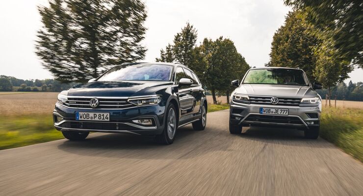 Test: VW Passat gegen VW Tiguan: Bringt es der Kombi noch? - firmenauto