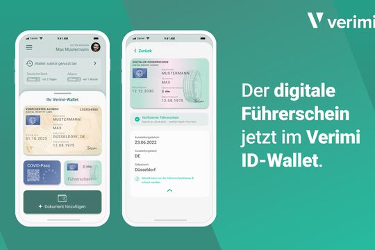 Verimi ID-Wallet - digitaler Führerschein